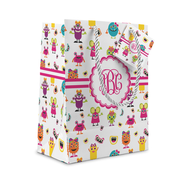 Custom Girly Monsters Small Gift Bag (Personalized)