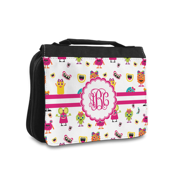 Custom Girly Monsters Toiletry Bag - Small (Personalized)