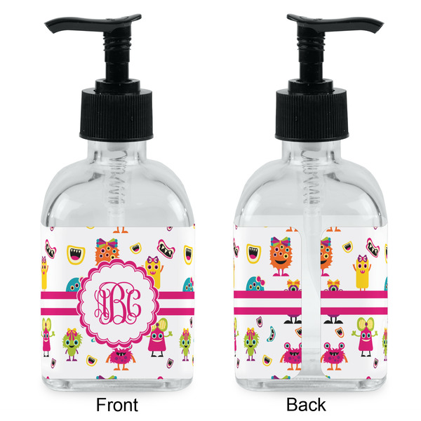 Girly Monsters Glass Soap/Lotion Dispenser - Approval