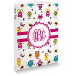 Girly Monsters Softbound Notebook - 7.25" x 10" (Personalized)