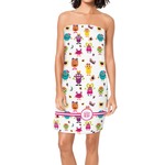 Girly Monsters Spa / Bath Wrap (Personalized)