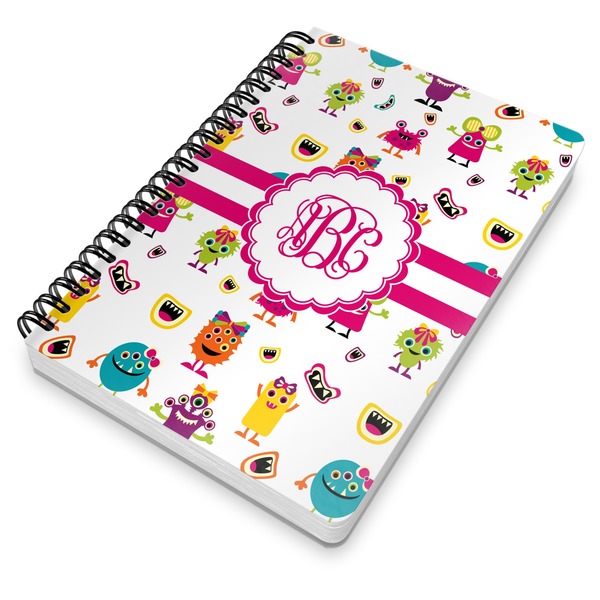Girly Monsters Spiral Journal 7 x 10 - Main