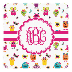 Girly Monsters Square Decal (Personalized)