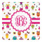 Girly Monsters Square Decal