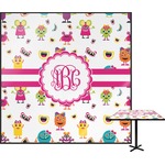 Girly Monsters Square Table Top - 30" (Personalized)