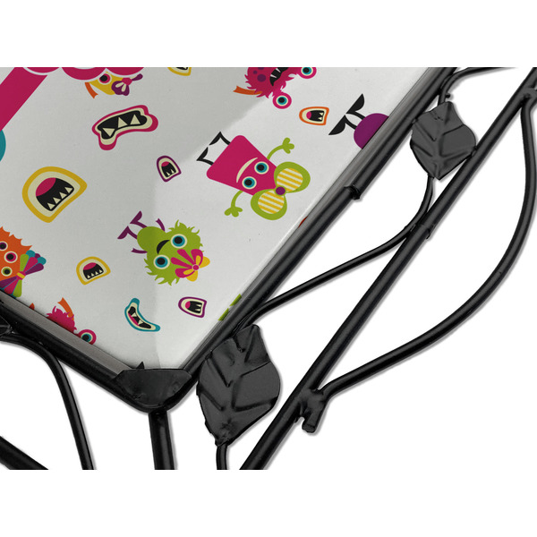 Girly Monsters Square Trivet - Detail