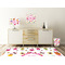 Girly Monsters Square Wall Decal Wooden Desk