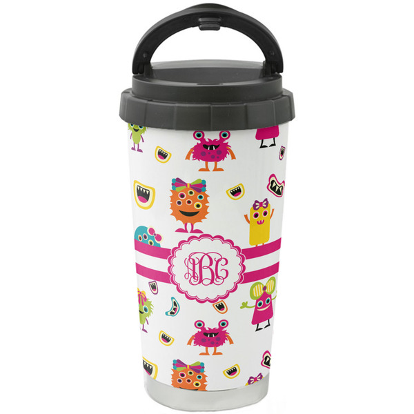 Custom Girly Monsters Stainless Steel Coffee Tumbler (Personalized)