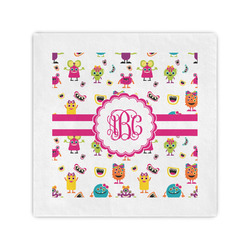 Girly Monsters Cocktail Napkins (Personalized)