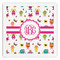 Girly Monsters Paper Dinner Napkins (Personalized)