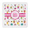 Girly Monsters Standard Decorative Napkin - Front View