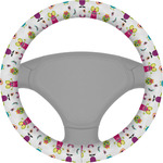 Girly Monsters Steering Wheel Cover (Personalized)