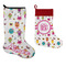 Girly Monsters Stockings - Side by Side compare