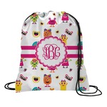 Girly Monsters Drawstring Backpack (Personalized)