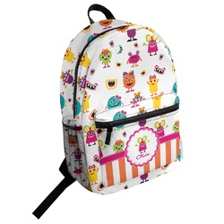 Girly Monsters Student Backpack (Personalized)