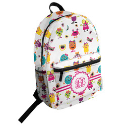 Girly Monsters Student Backpack (Personalized)