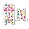Girly Monsters Stylized Phone Stand - Front & Back - Large