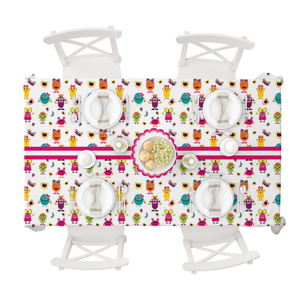 Girly Monsters Tablecloths (58"x102") - TOP VIEW
