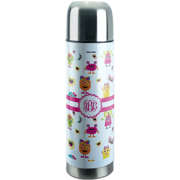Custom Girly Monsters Stainless Steel Thermos (Personalized)