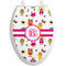 Girly Monsters Toilet Seat Decal