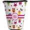 Girly Monsters Waste Basket - Single Sided (Black) (Personalized)