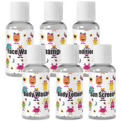 Girly Monsters Travel Bottles (Personalized)