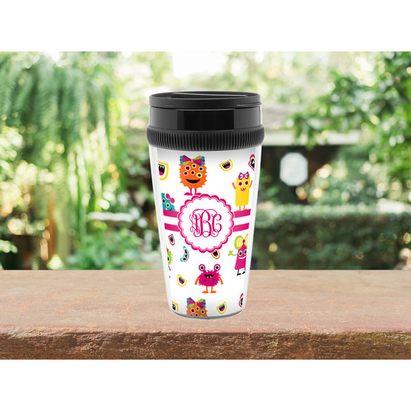 Girly Monsters Travel Mug Lifestyle (Personalized)