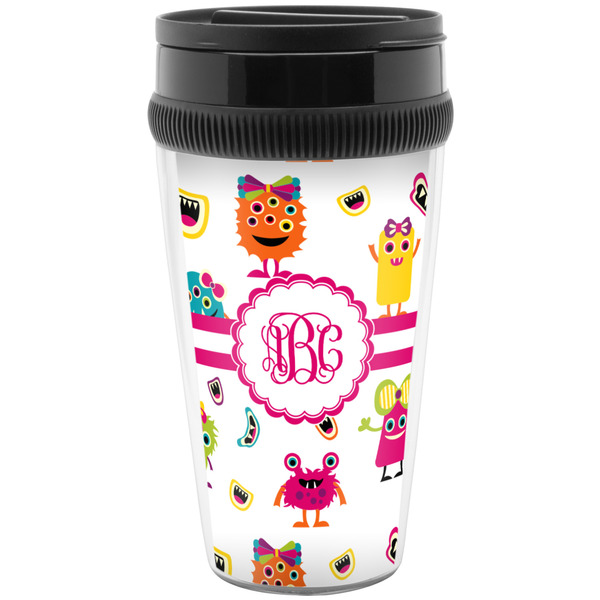Custom Girly Monsters Acrylic Travel Mug without Handle (Personalized)