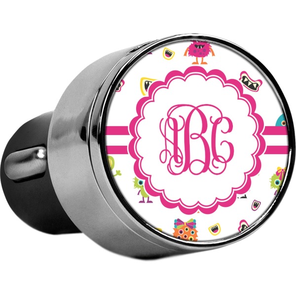 Custom Girly Monsters USB Car Charger (Personalized)