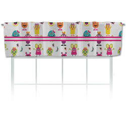 Girly Monsters Valance (Personalized)