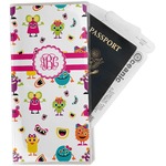 Girly Monsters Travel Document Holder