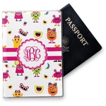 Girly Monsters Vinyl Passport Holder (Personalized)