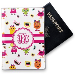 Girly Monsters Vinyl Passport Holder (Personalized)