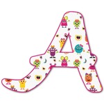 Girly Monsters Letter Decal - Large (Personalized)