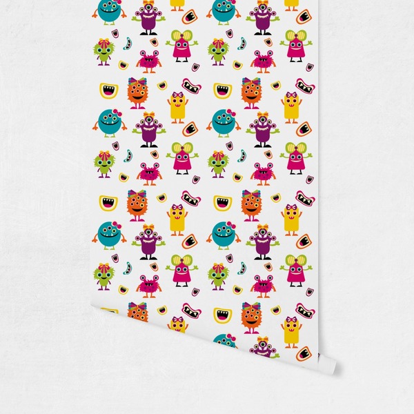 Girly Monsters Wallpaper on Wall