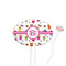 Girly Monsters Oval Plastic Stir Sticks (Personalized)