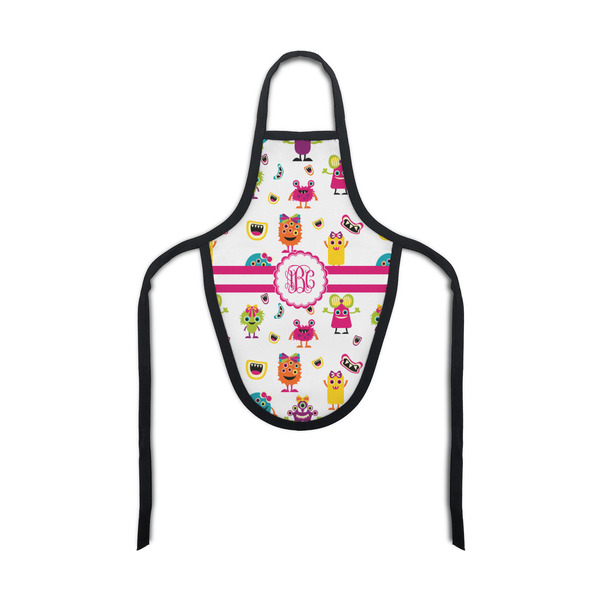 Custom Girly Monsters Bottle Apron (Personalized)