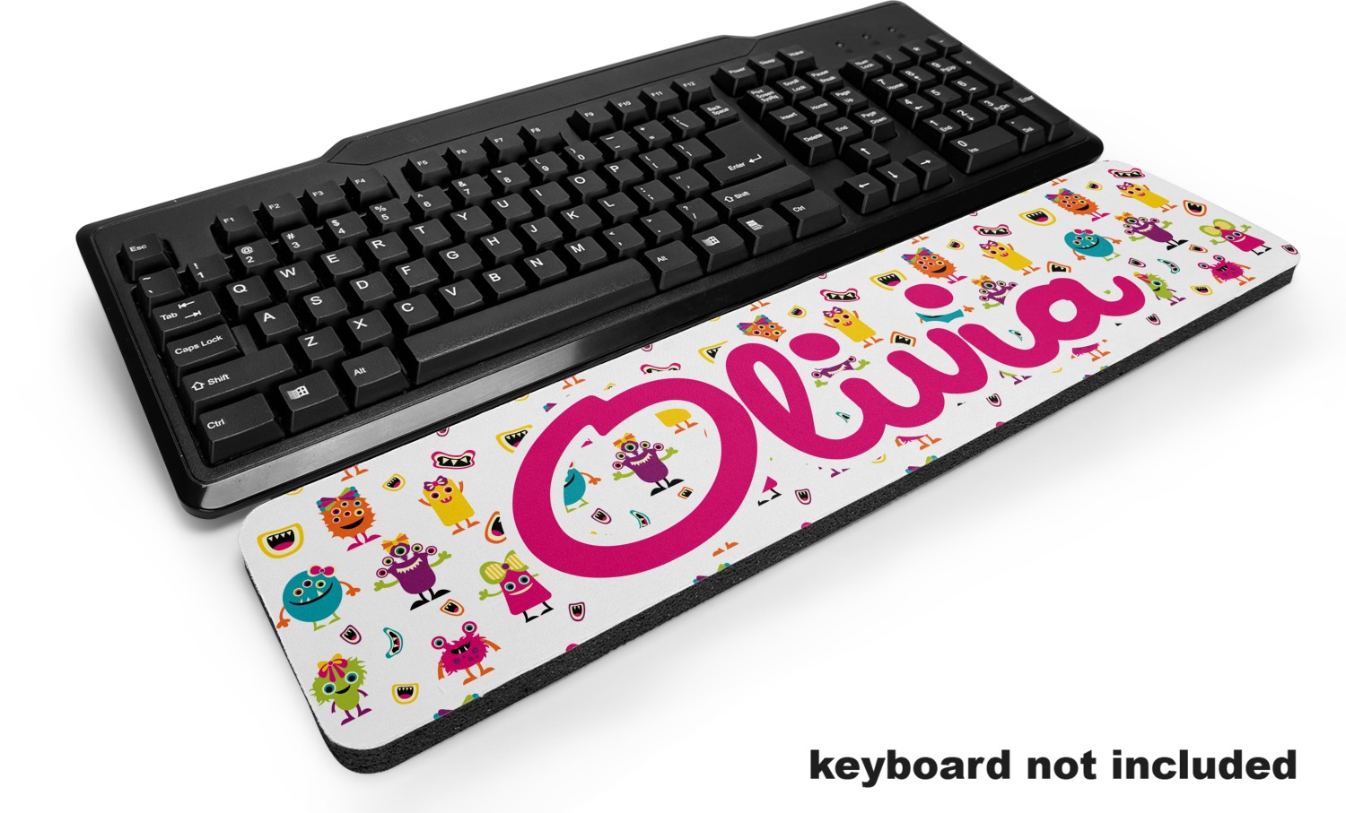 Girly Monsters Keyboard Wrist Rest (Personalized) YouCustomizeIt