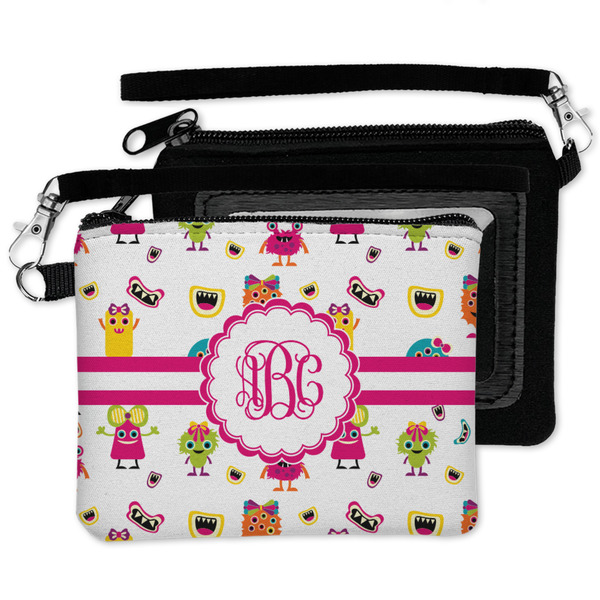 Girly Monsters Wristlet ID Cases - MAIN