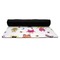 Girly Monsters Yoga Mat Rolled up Black Rubber Backing