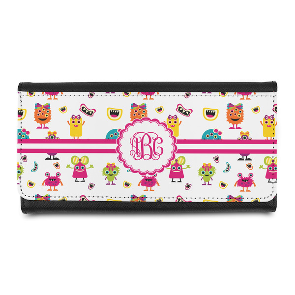 Custom Girly Monsters Leatherette Ladies Wallet (Personalized)