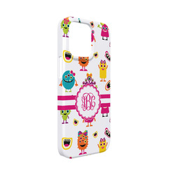 Girly Monsters iPhone Case - Plastic - iPhone 13 Mini (Personalized)