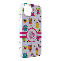 Girly Monsters iPhone Case - Plastic - iPhone 14 Plus (Personalized)