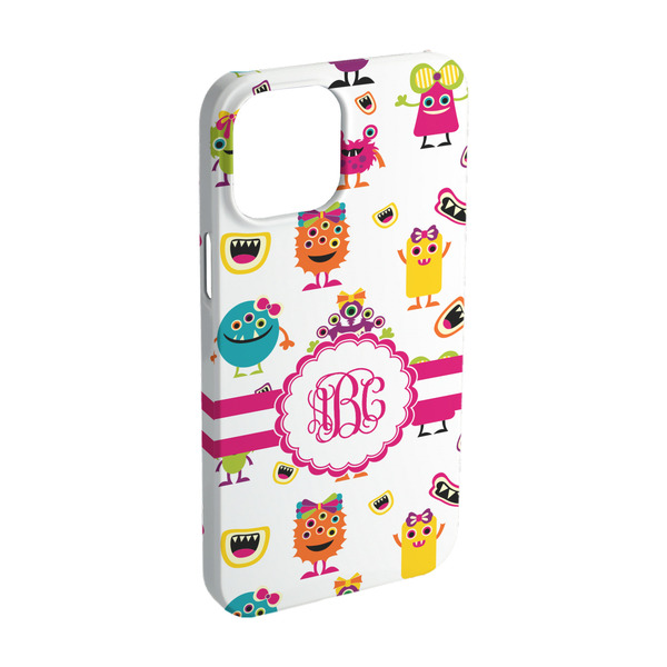 Custom Girly Monsters iPhone Case - Plastic - iPhone 15 (Personalized)