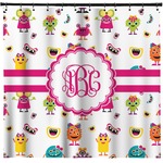 Girly Monsters Shower Curtain (Personalized)