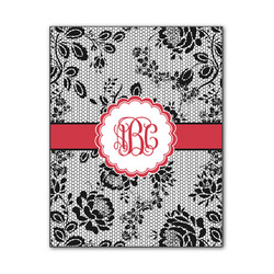 Black Lace Wood Print - 11x14 (Personalized)