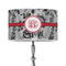 Black Lace 12" Drum Lamp Shade - Poly-film (Personalized)