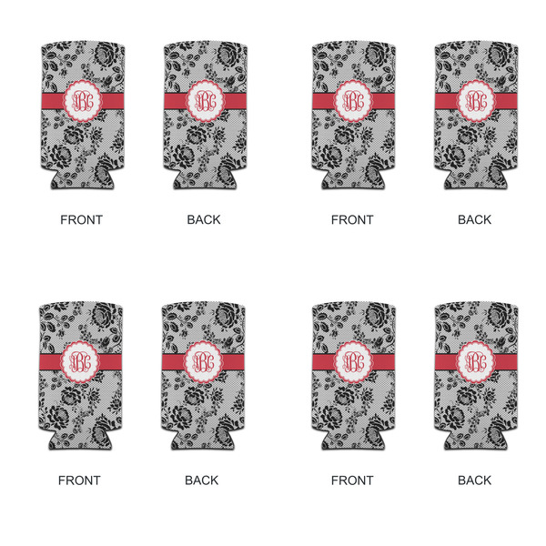 Black Lace 12oz Tall Can Sleeve - Set of 4 - APPROVAL