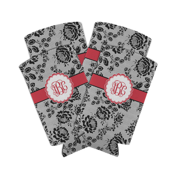 Black Lace 12oz Tall Can Sleeve - Set of 4 - MAIN