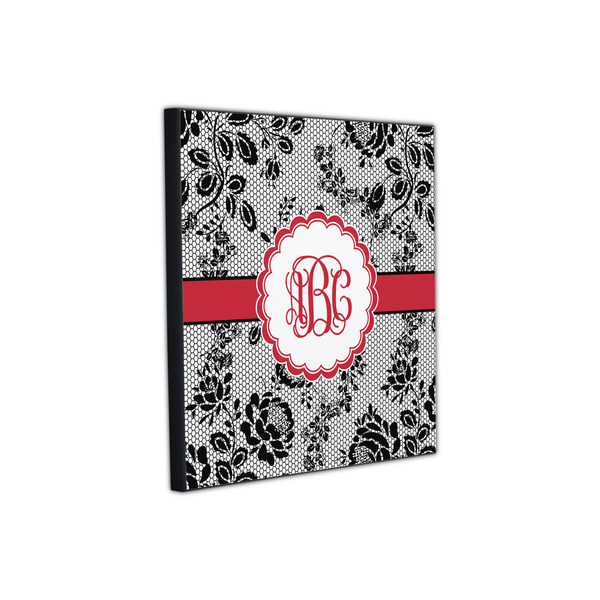 Black Lace 12x12 Wood Print - Angle View